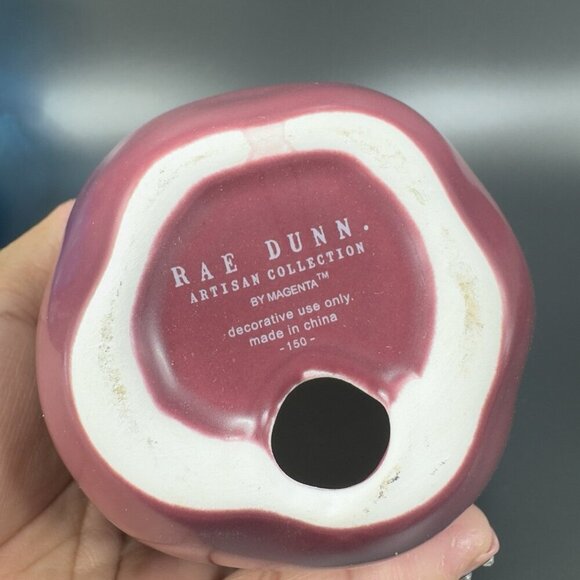 Rae Dunn Decorative Ceramic Apple Figurine Decor Artisan Collection Marked Fall - Picture 2 of 9